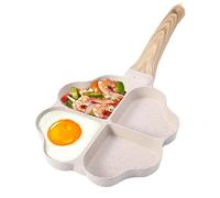4-Cup Nonstick Egg Frying Pan, Creative Heart-Shaped Omelette, Multifunctional Anti-scalding Egg Frying Pans for Breakfast, Pancake, Egg Skillet