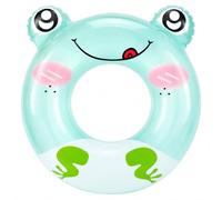 4 Cute Animal-Inspired Inflatable Swim Rings, Glossy PVC Float Tubes