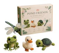 4 Cute Craft Beads | Funny Handmade with Instructions, Beading Animal Kit PVC Fun Engaging Relax Unwind Boost Creativity Focus Gain A Great Sense of Accomplishment for Adults Teens Beginners