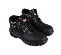 4 D-Ring Chukka Black Safety Boots UK 7 Euro 41