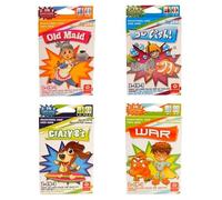 4 Decks: Old Maid, Go Fish, Crazy 8's & War