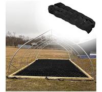 "4" Depth Geogrid for Farm Greenhouses & Horses Paddocks, Heavy-Duty Permeable Paver Parking Pad, Durable Yard Mud Control Mesh, 13x19ft (4x6m)"