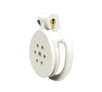 4 Design Super Small Male Chastity Device with 4 Penis Rings,Cobra Cock Cage,Chastity Belt,Men Penis Cage,Sex Toys for Man Gay White One Size