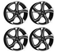 ALLOY WHEEL DEZENT KB DARK FOR AUDI A4 6.5X16 5X112 BLACK/POLISHED SE0