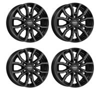 4 Dezent KC black wheels 8.5Jx20 6x139.7 for Ford Ranger 20 Inch rims