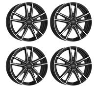 4 Dezent KF dark wheels 7.0Jx16 5x112 for BMW 1 2 16 Inch rims