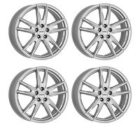 4 Dezent KF silver wheels 7.0Jx16 5x112 for Mercedes Benz A B C CLA E 16 Inch ri
