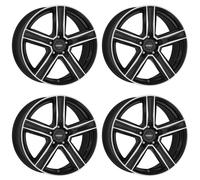 4 Dezent KG dark wheels 8.5Jx18 5x114.3 for Tesla Model 3 18 Inch rims