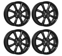 4 Dezent TN black wheels 7.0Jx18 4x100 for KIA Rio Stonic 18 Inch rims