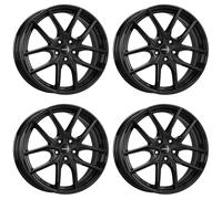 4 Dezent TO black wheels 7.5Jx17 5x112 for Volkswagen Beetle Caddy Eos Golf Jett