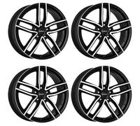 4 Dezent TR dark wheels 7.5Jx18 5x112 for Seat Altea Ateca Exeo Leon Tarraco Tol