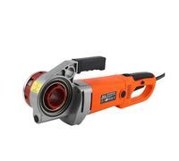 4 Die Heads Electric Pipe Threader, Portable Sleeve Machine Galvanized Pipe Sleeve Machine Electric Threading Tools