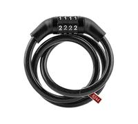 4 Digit Bike Lock - Heavy Duty Anti Theft Cable Lock, Portable Bicycle Scooter Security System, Zinc Alloy Steel Wire With PVC Protective Coating Design | Outdoor Cycling Parking Use For Travel Safety
