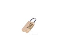 4 Digit Brass Combination Padlock - Silverline 4 360848 - combination padlock brass silverline 4digit 360848