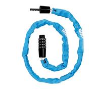 4 Digit Combination Bike Chain, Portable Antitheft Resettable Keyless for Motorcycle Scooter Fence Password Bicycles for Outdoor Cycling