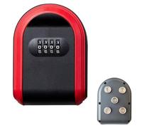 4-Digit Combination Key Lock Box - Waterproof Outdoor Safe Storage nizer with Magnetic Holder - Hidden Secret Cabinet for Car & Home Security