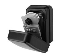 4-Digit Combination Key Safe Wall-Mounted Lock Box - Easy Installation for Business & Home Security - Perfect for Surfing Navigation & Entry Door Protection