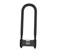 4 Digit Combination Padlock,Heavy Duty Anti Theft U-Shape Security Code Lock with Adjustable Shackle,for Bicycles, E-Bike,Mountain Bike,Road Bike,Gates,Shed, Fence [ Adjustable Range 210-230mm]