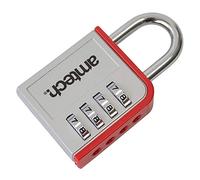 Amtech 4 Digit Zinc Combination Padlock