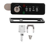 4 Digit Mechanical Dial Combination Cabinet Lock, Password Safety Lock for Drawers, Shoe File Cabinets, High Security with ABS Sturdy Construction