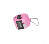 4 Digit Mechanical Tally Counter for Accurate Manual Counting in Schools, Gyms, Factories, Churches, and Public Venues (1PCS-pink)