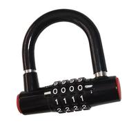 4-Digit Metal Code Padlock, Waterproof Combination Padlock, Bicycle Wheel, Anti-Thief Shank, Weather-Resistant Combination, Safety for Camping and Outdoor Travel