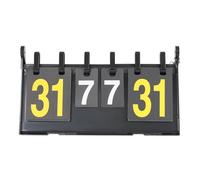 4-Digit Multi-function Foldable Flip Scoreboard Portable Sports Easy Score Keeper Scoreboard for ultimate tennis, basketball, baseball, softball, volleyball, football, hockey,38.8*21*21cm