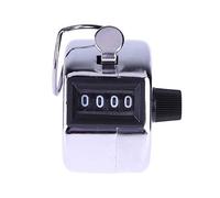 4 Digit Number Hand Held Tally Counter Mini Mechanical Digital Hand Tally Counter Manual Counting Clicker Training Counter