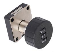4 Digit Resettable Combination Padlock Gym Locker School Sports Locker Weatherproof Zinc Alloy for Outdoor Door Security Shed Black (3#)