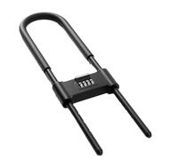 4 Digit Resettable Combination U/D Lock - Gates & French Terraces Keyless Anti-Theft Lock for Double Doors/Shop/Glass Door/Bicycles/Motorcycles/French Terrace Locks(Black)