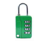4 Digit Zinc Alloy Number Combination Pad Lock Padlock Outdoor Anti-Theft Lock Suitcase Luggage Security Coded Lock Travel(Green)