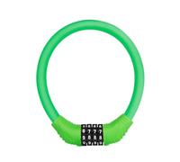 4 Digital Code Anti-Theft Bicycle Cable Lock Stainless Steel Security Locks Portable Combination Code Padlock(Green)