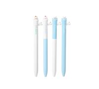 4- Dog Cute Cartoon Pen- Dog -0.5mm by Pressing the core Pen on the Probe Side