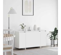 4 Door Sideboard Storage Cupboard Buffet Cabinet w/ Shelves Living Room TV Stand