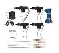 4 Doors Central Lock Locking System Car Keyless Entry Kit Car Universal Door Remote Lock Kit with Light Anti-Theft Device