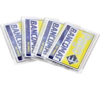 4 Double Transparent PVC Plastic Cases for Credit Cards