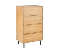 4 Drawer Chest Light Wood NIKEA