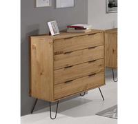 4 Drawer Chest Of Drawers Spindle Legs In Pine
