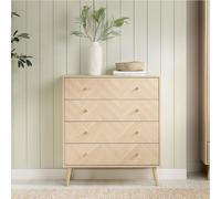 Birlea Herringford 4 Drawer Chest One size Nude