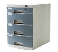 4-Drawer Plastic File Cabinet for Efficient Document Storage - Layered Filing Solution for Home & Office nization