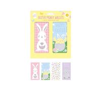 4 Easter Money Wallets Gift Card Envelope 3D Chick Bunny Cash Voucher Holder Kid