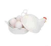 4 Egg Capacity Egg Cooker, Egg Cooker for Soft Hard Boiled Eggs, Egg Cooker with Steamer Attachment, Microwave Egg Cooker,Home Kitchen Tools