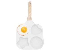 4 Egg Frying Pans - Non-Stiak - Breakfast Span, Compact Egg Cooker | Multi-Shape Fried Egg Shape, Non-Stick Omelette Maker, Quick Heat Pan, Kitchen Tool for Roasting Eggs