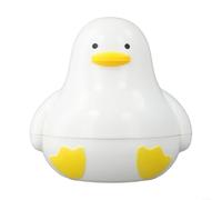 4 Egg Microwave Egg Cooker Duck Shape Steamer Boiler, PP Material, White Yellow, Fun Breakfasts for Home Kitchen Use