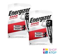 4 Energizer AAA LR8D425 Alkaline Batteries MN2500 25A 1.5V 12