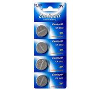 4 Eunicell CR2032 3 V Lithium Button Cell 210 mAh (Blister Ercard 4 Batteries)