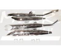 4 EXHAUST APPROVED MSR MUFFLER MOTORCYCLE VINTAGE HONDA VF 750 CUSTOM FROM 1993 SHORTSHOTS RCS END OF SERIES