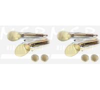 4 EXHAUST APPROVED MSR MUFFLER MOTORCYCLE VINTAGE HONDA VF 750 CUSTOM LENTICOLARE SHORTSHOTS RCS DB KILLER
