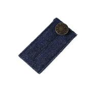 4 Extension Buttons for Pant Long Buckle Hook Stretch Adjustment Waist Buckle Extension Quilting Supplies-Dark blue4pcs