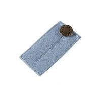 4 Extension Buttons for Pant Long Buckle Hook Stretch Adjustment Waist Buckle Extension Quilting Supplies-Light blue4pcs